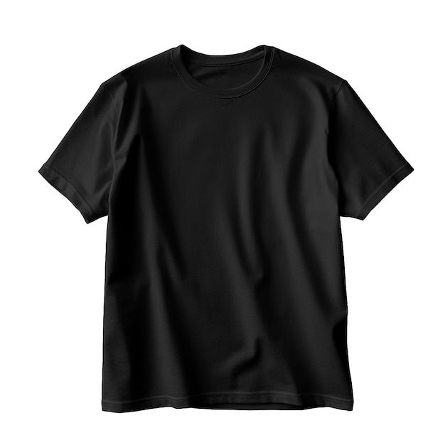 Men's Black Regular Fit T-shirt